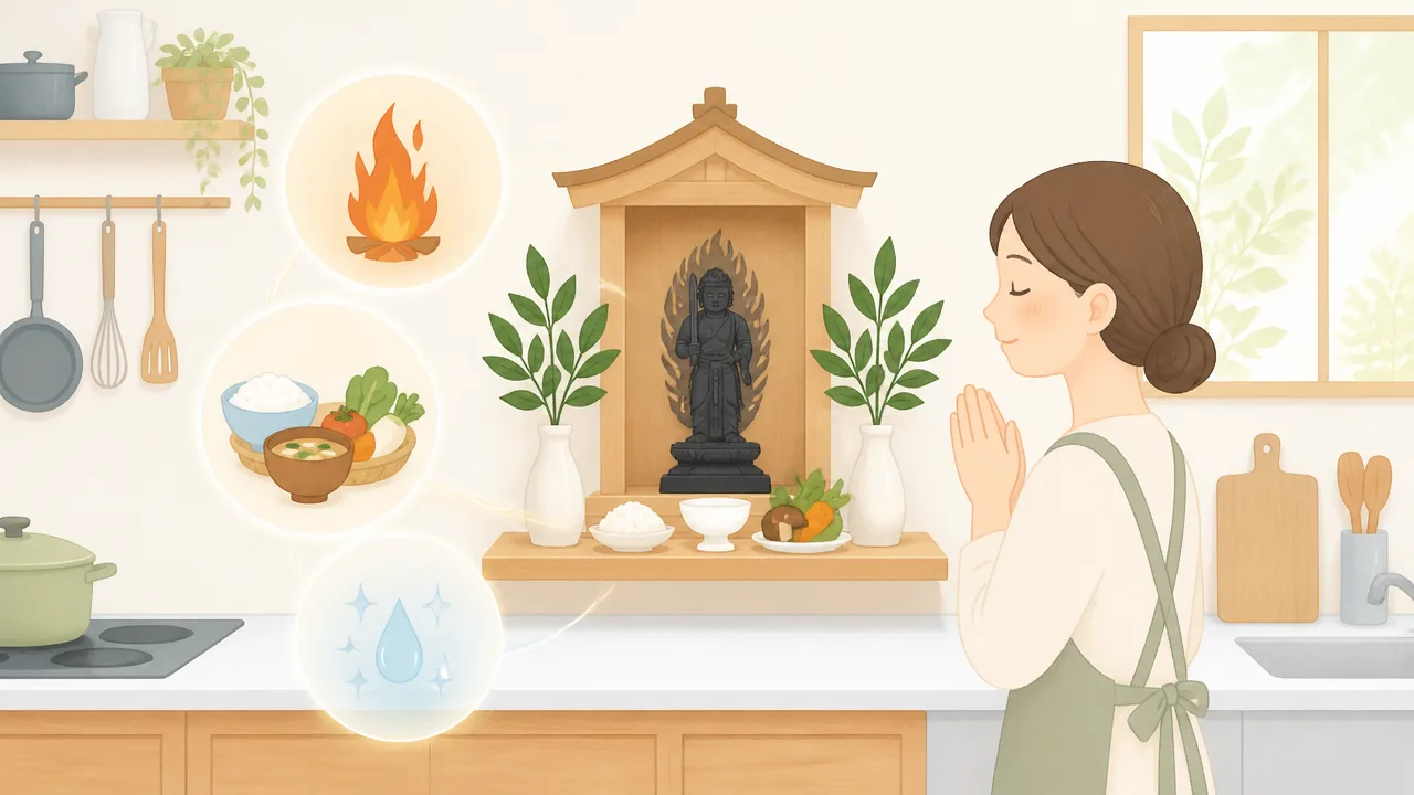 三宝荒神を台所に祀るのはなぜ？由来や意味をやさしく解説