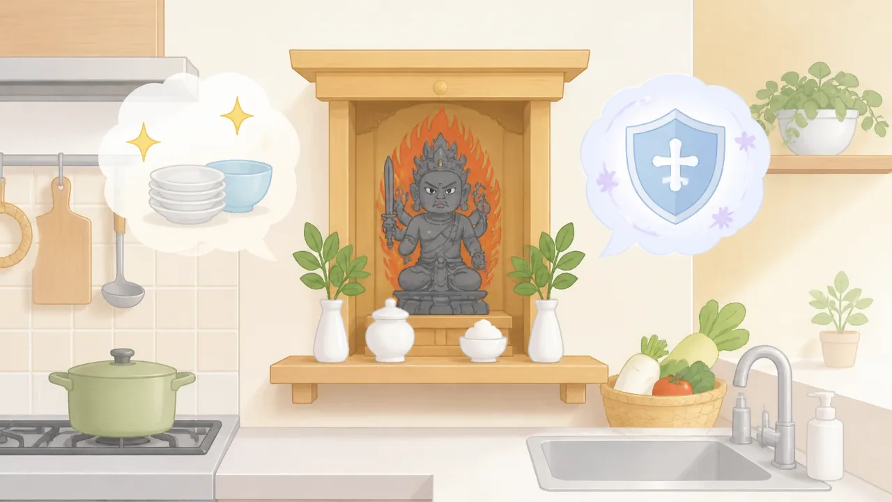 三宝荒神を台所に祀るのはなぜ？由来や意味をやさしく解説