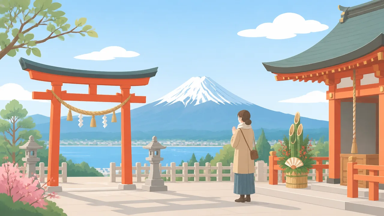 初詣で富士山を望める神社7選｜絶景スポットと参拝のコツ